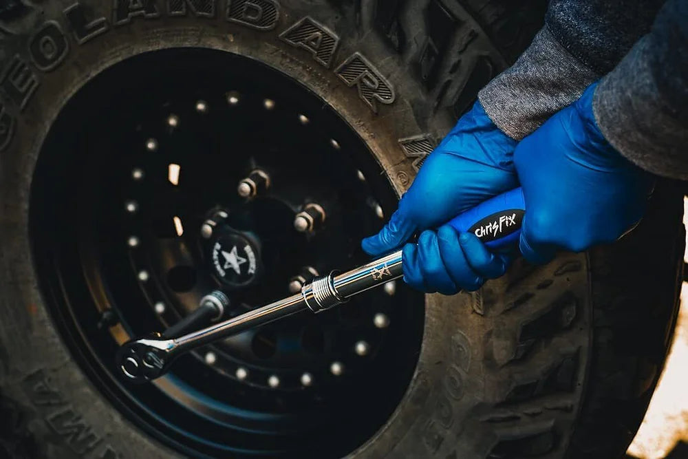 Chrisfix 3 Piece Extendable Ratchet Set 1/2" 3/8" 1/4" Drive - 72 Tooth